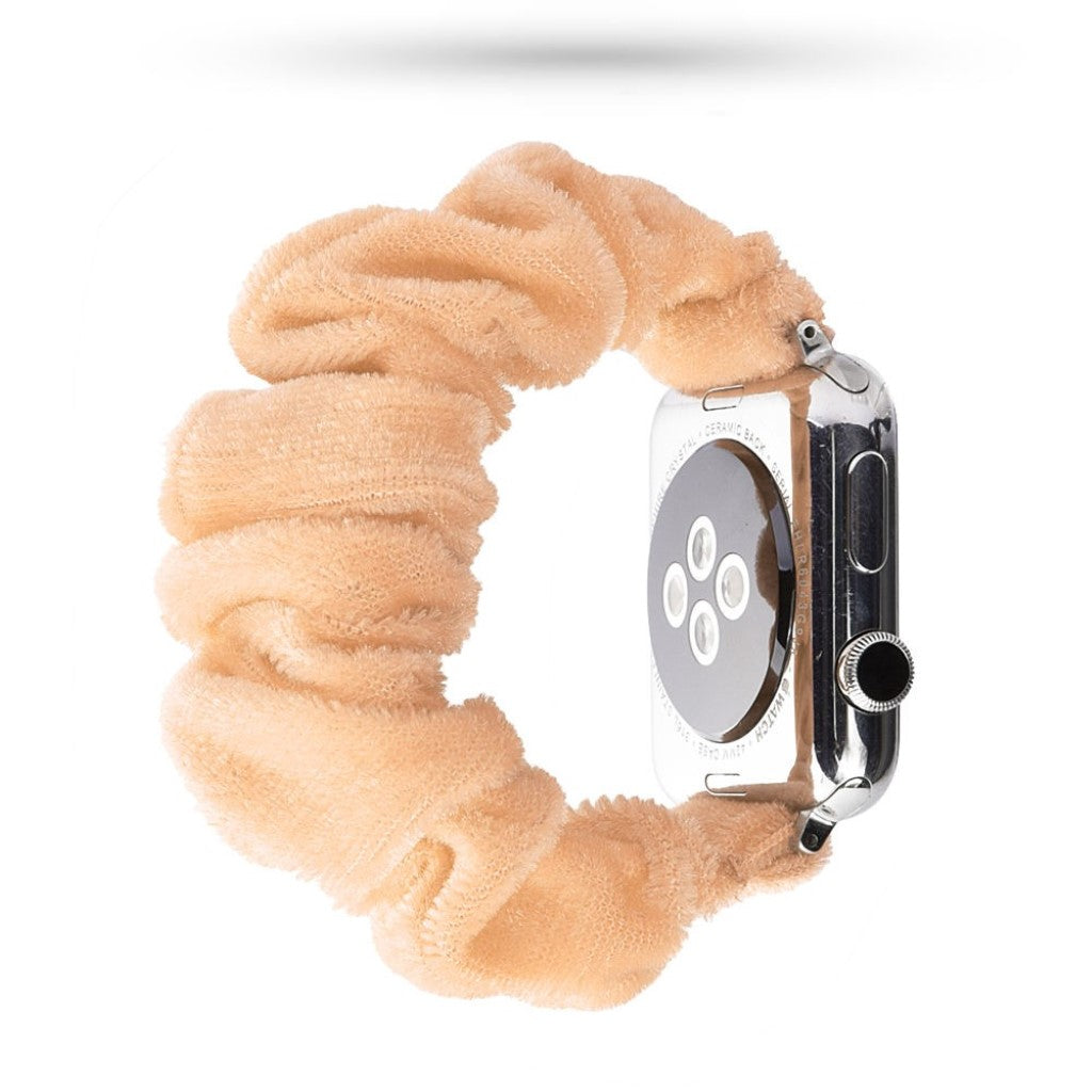 Glimrende Apple Watch Series 5 44mm Nylon Rem - Gul#serie_8