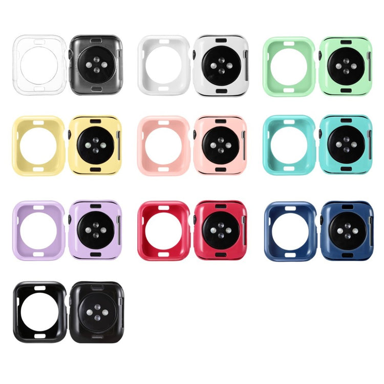 Mega Godt Apple Watch Series 5 44mm Silikone Cover - Sort#serie_1