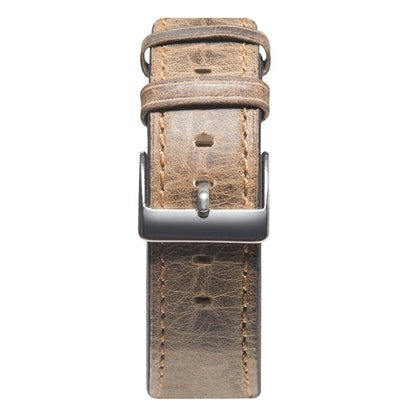 Meget hårdfør Apple Watch Series 5 44mm Ægte læder Rem - Brun#serie_3