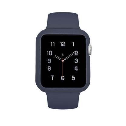 Apple Watch Series 5 44mm / Apple Watch 44mm Holdbar Silikone Bumper  - Blå#serie_11