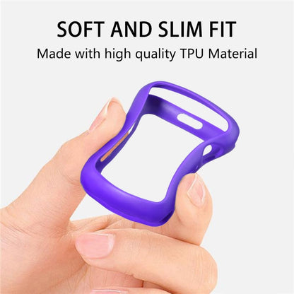 Apple Watch Series 5 44mm / Apple Watch 44mm Holdbar Silikone Bumper  - Lilla#serie_12