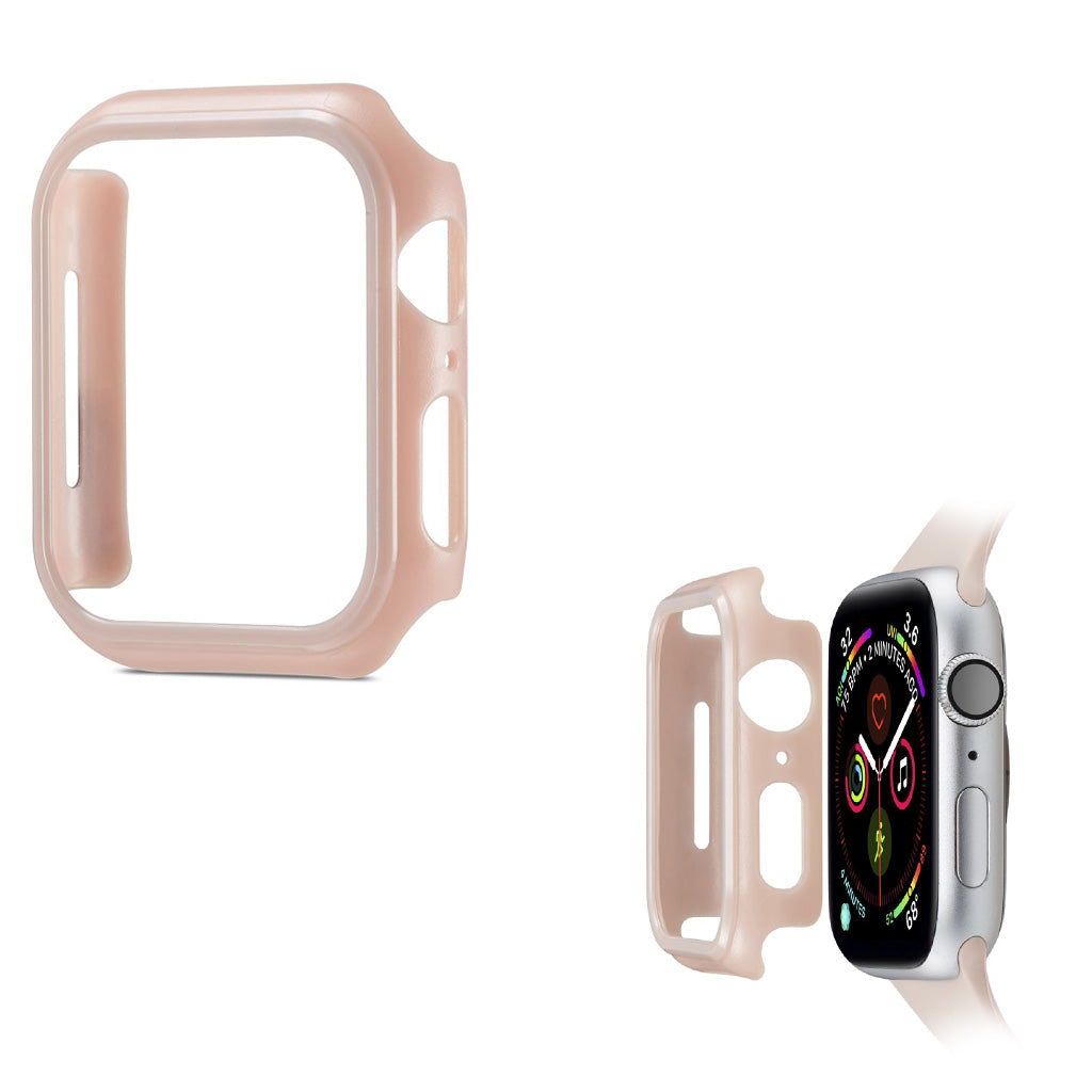 Apple Watch Series 5 44mm / Apple Watch 44mm Mat Plastik Bumper  - Pink#serie_3