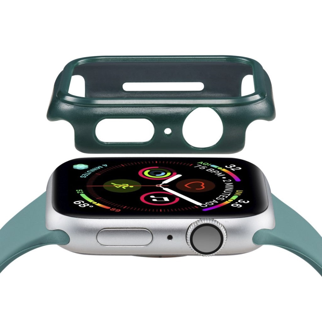 Apple Watch Series 5 44mm / Apple Watch 44mm Mat Plastik Bumper  - Grøn#serie_4