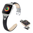 Remarquable Universel Apple Bracelet en cuir véritable