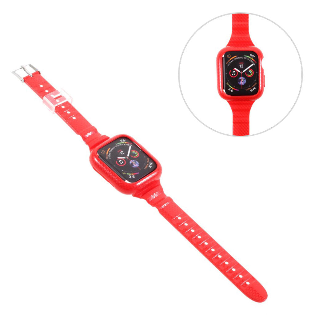 Super fed Universal Apple Silikone Rem - Rød#serie_2