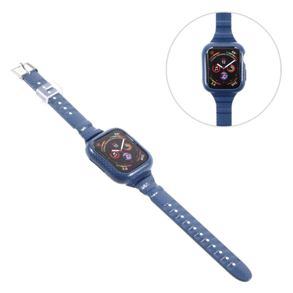 Super fed Universal Apple Silikone Rem - Blå#serie_4