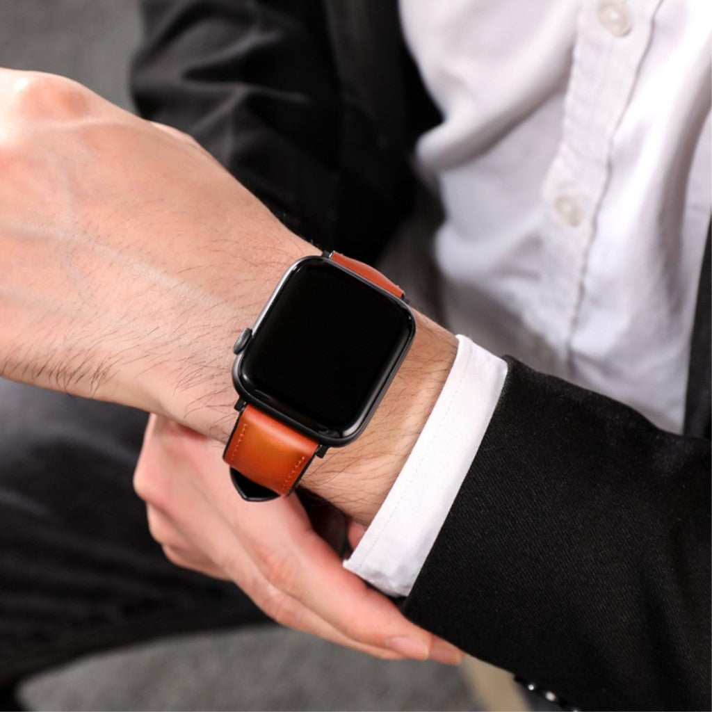 Vildt kønt Universal Apple Kunstlæder Rem - Orange#serie_4
