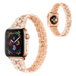 Solide sangle Universel Apple en métal et strass
