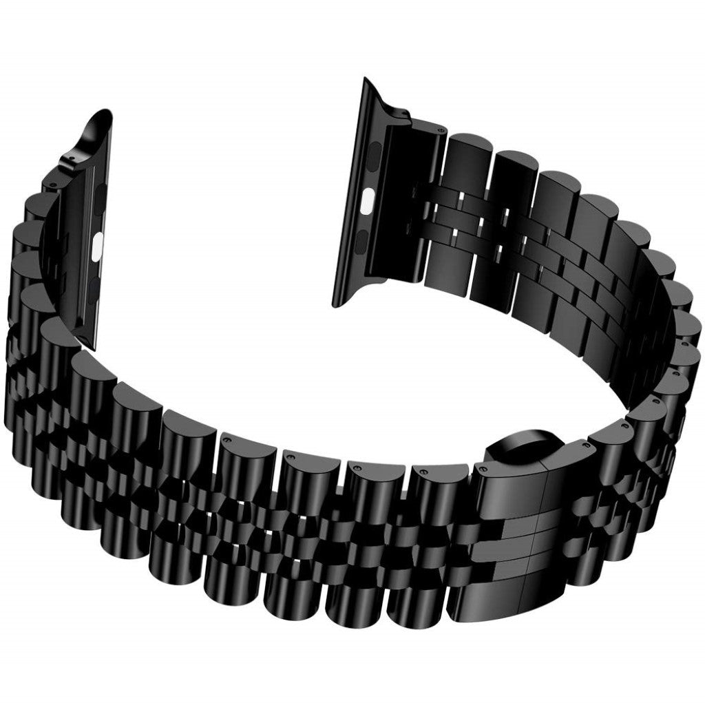 Helt vildt elegant Universal Apple Metal Rem - Sort#serie_1