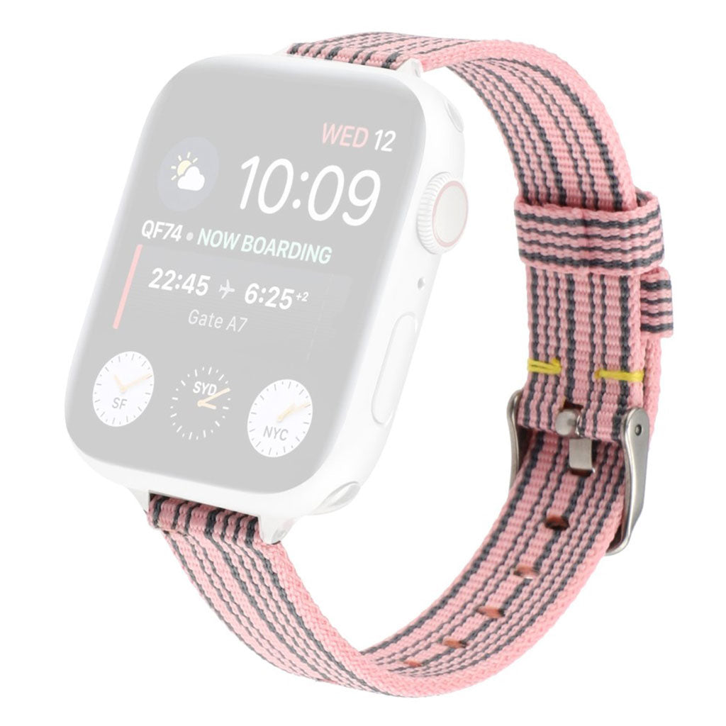  Apple Watch Series 6 44mm / Apple Watch Series 5 44mm Nylon Rem - Pink#serie_10