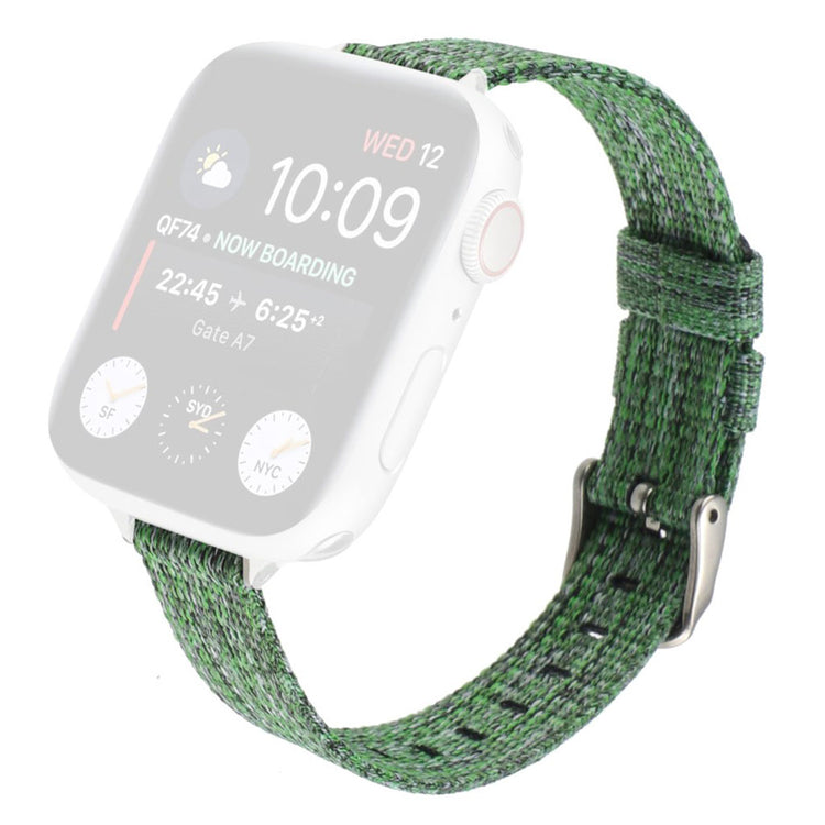  Apple Watch Series 6 44mm / Apple Watch Series 5 44mm Nylon Rem - Grøn#serie_6