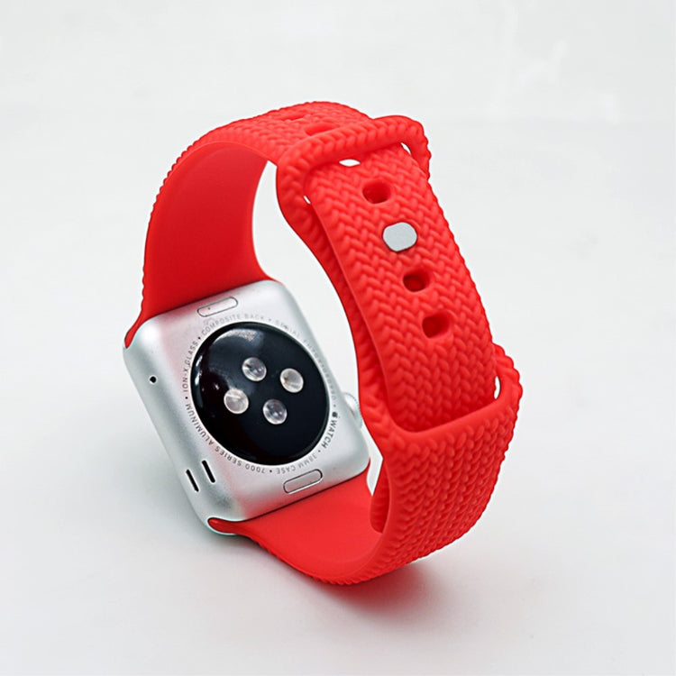 Super holdbart Universal Apple Silikone Rem - Rød#serie_2