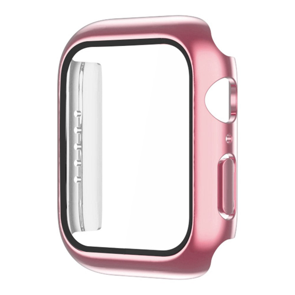 Godt Universal Apple Cover med Skærmbeskytter i Plastik og Hærdet Glas - Pink#serie_8