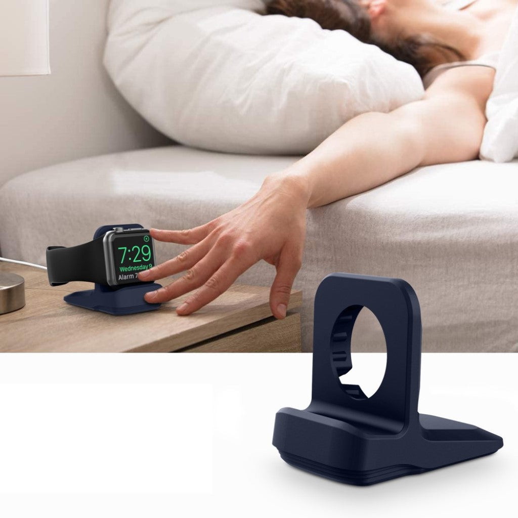 Universal Apple Smartwatch Silikone Holder - Sort#serie_8