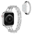 Bracelet universel super cool en métal et en strass adapté à la smartwatch d'Apple.
