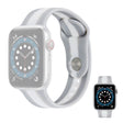 Incroyablement bon Universel Apple Sangle en silicone