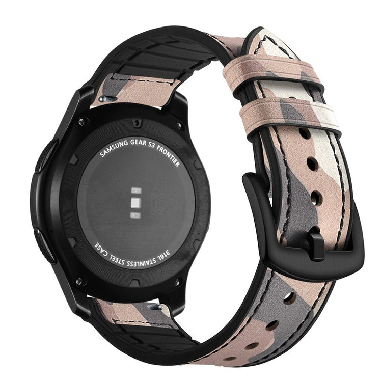  Samsung Gear S3 / Samsung Gear S3 Frontier Ægte læder Rem - Pink#serie_2