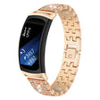 Méga cool Samsung Gear Fit2 sangle en métal et strass