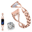 Lovely Samsung Gear Fit2 Metal and Rhinestone Strap (Bracelet en métal et strass)