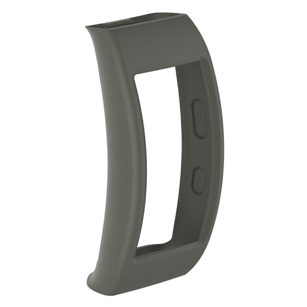 Samsung Gear Fit2 Pro  Silikone Bumper  - Sølv#serie_3