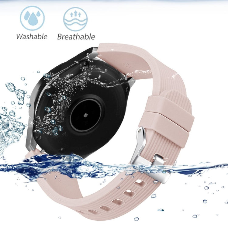 Helt vildt nydelig Samsung Galaxy Watch (46mm) Silikone Rem - Pink#serie_3