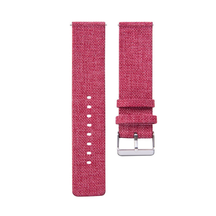 Super slidstærk Samsung Galaxy Watch Active Nylon Rem - Pink#serie_6