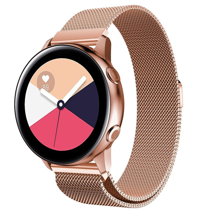 Mega kønt Samsung Galaxy Watch Active Metal Rem - Pink#serie_4