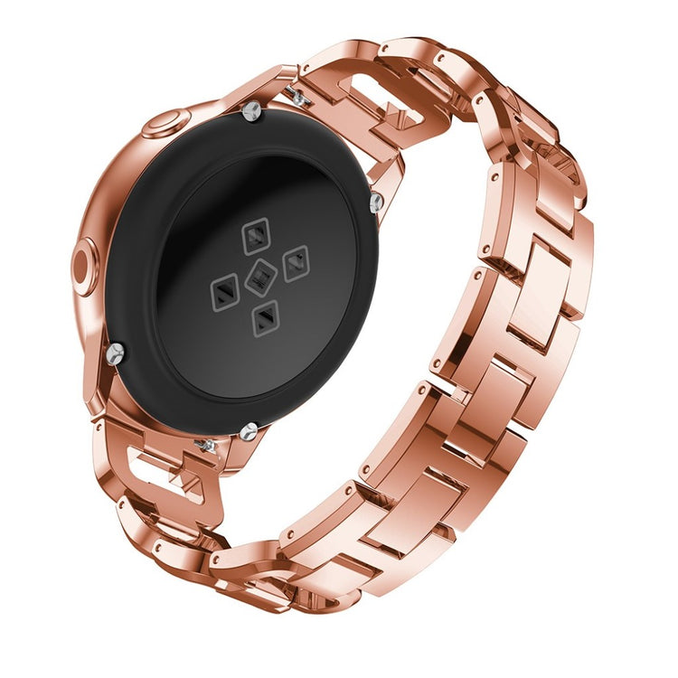 Cool Samsung Galaxy Watch Active Metal og Rhinsten Rem - Pink#serie_3