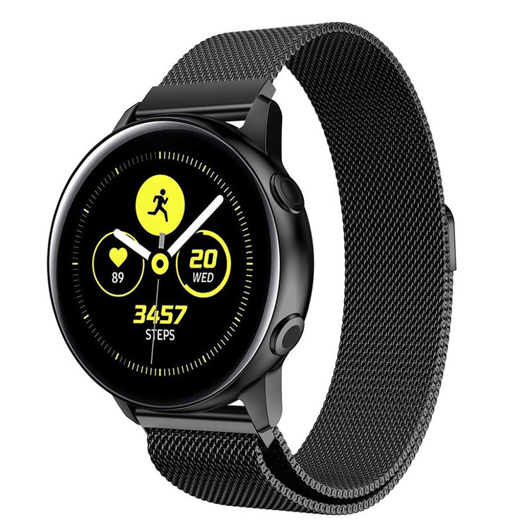 Helt vildt elegant Samsung Galaxy Watch Active Metal Rem - Sort#serie_1