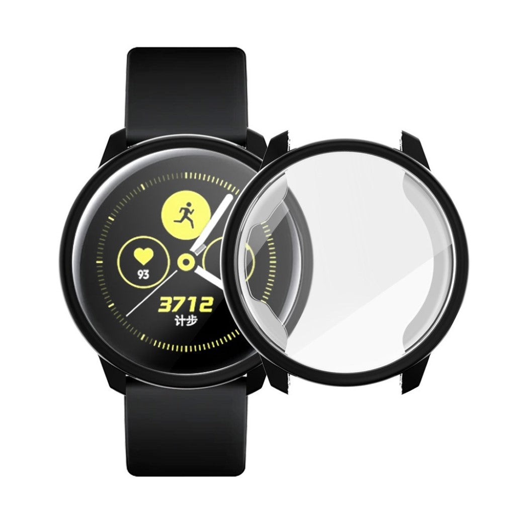 Beskyttende Samsung Galaxy Watch Active Silikone Cover - Sort#serie_1