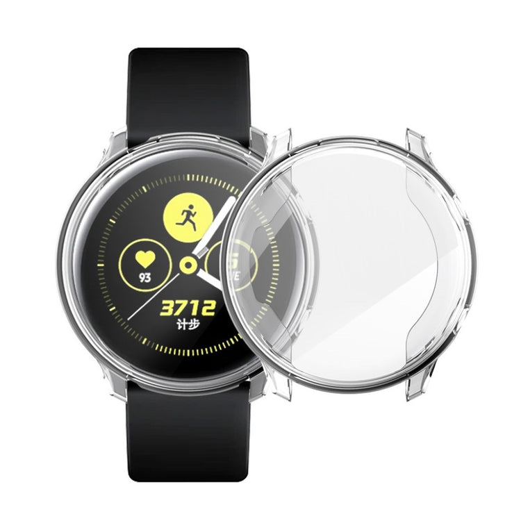 Beskyttende Samsung Galaxy Watch Active Silikone Cover - Gennemsigtig#serie_2