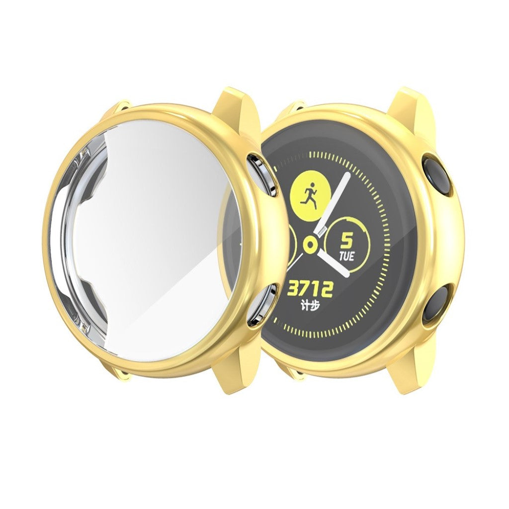Beskyttende Samsung Galaxy Watch Active Silikone Cover - Guld#serie_6