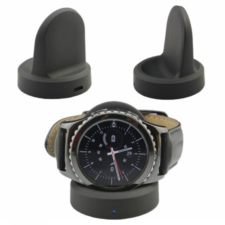 Samsung Gear S3 Frontier Plastik Holder - Sort#serie_2