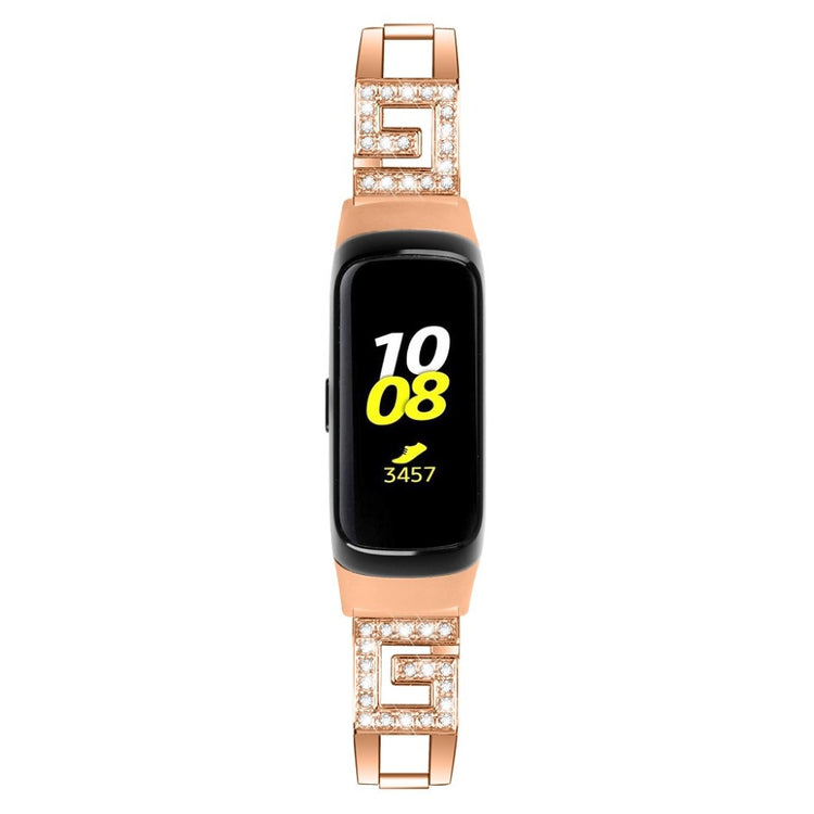 Rigtigt fantastisk Samsung Galaxy Fit Metal og Rhinsten Rem - Guld#serie_3