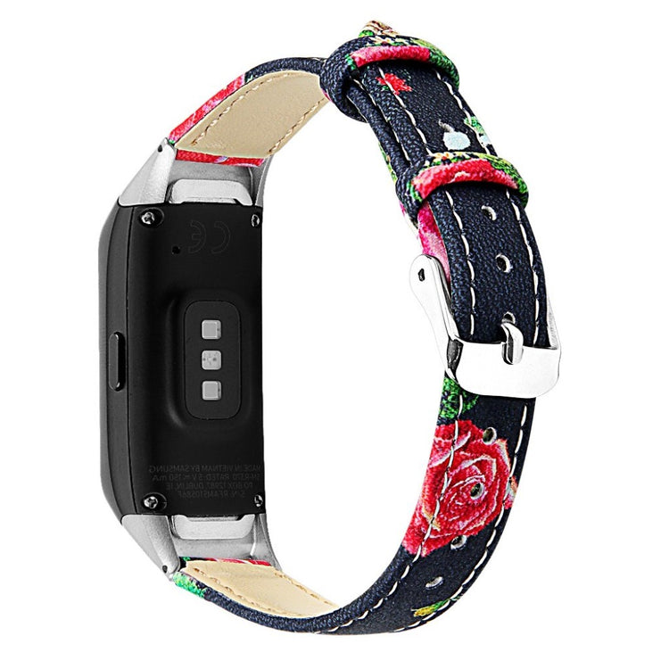 Stilfuld Samsung Galaxy Fit Ægte læder Rem - Sort#serie_1