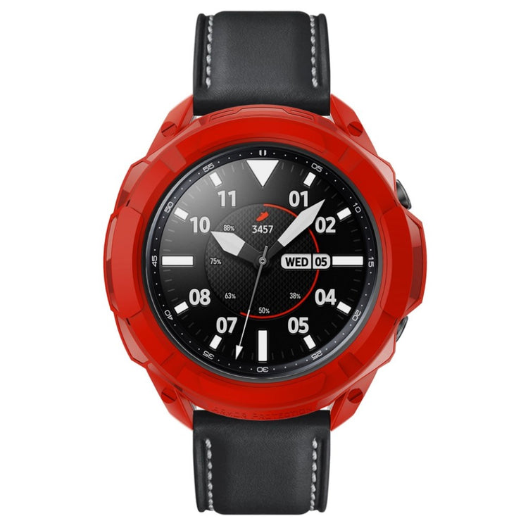 Samsung Galaxy Watch 3 (45mm)  Silikone Bumper  - Rød#serie_1