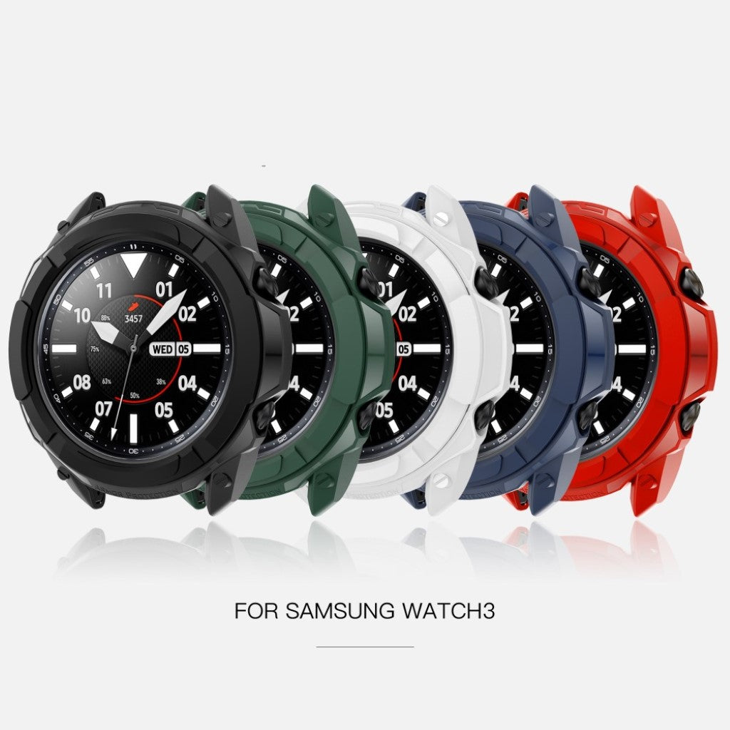 Samsung Galaxy Watch 3 (45mm)  Silikone Bumper  - Grøn#serie_4