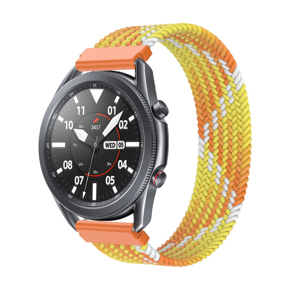 Mega nydelig Samsung Galaxy Watch 3 (45mm) Nylon Rem - Orange#serie_9