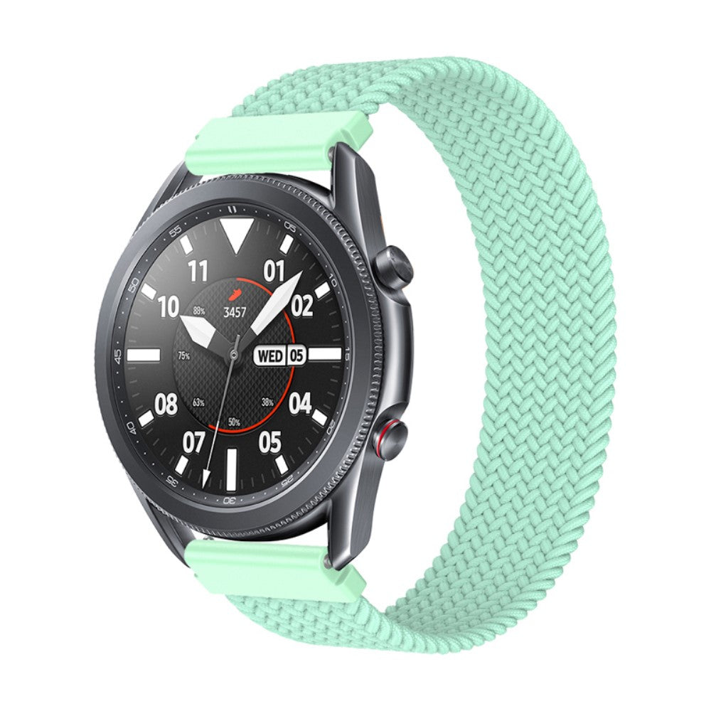 Rigtigt fantastisk Samsung Galaxy Watch 3 (45mm) Nylon Rem - Størrelse: S - Grøn#serie_9