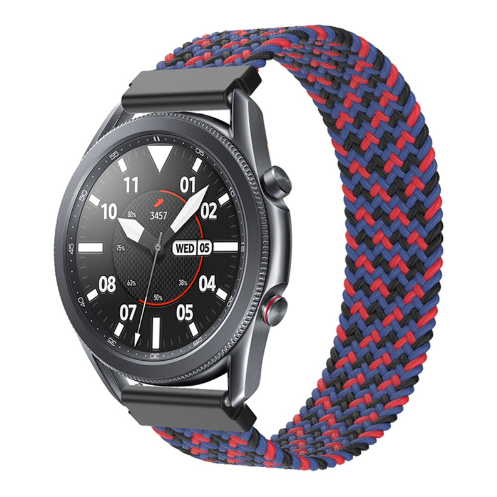 Super kønt Samsung Galaxy Watch 3 (45mm) Nylon Rem - Størrelse: XS - Flerfarvet#serie_23