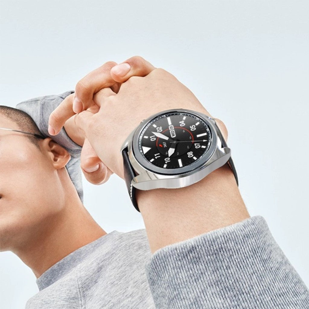 Samsung Galaxy Watch 3 (41mm)  Silikone Bumper  - Sølv#serie_3