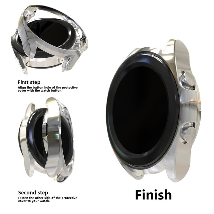 Samsung Galaxy Watch 3 (41mm)  Silikone Bumper  - Sølv#serie_3