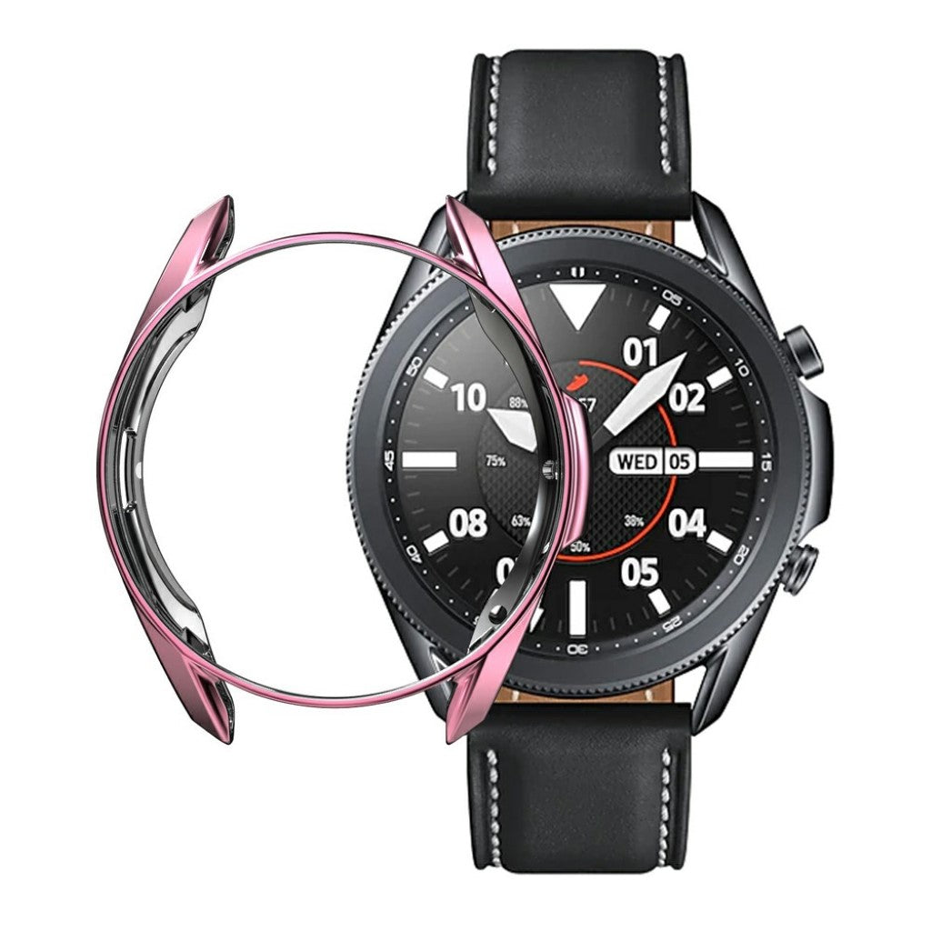 Samsung Galaxy Watch 3 (41mm) Holdbar Silikone Bumper  - Pink#serie_2