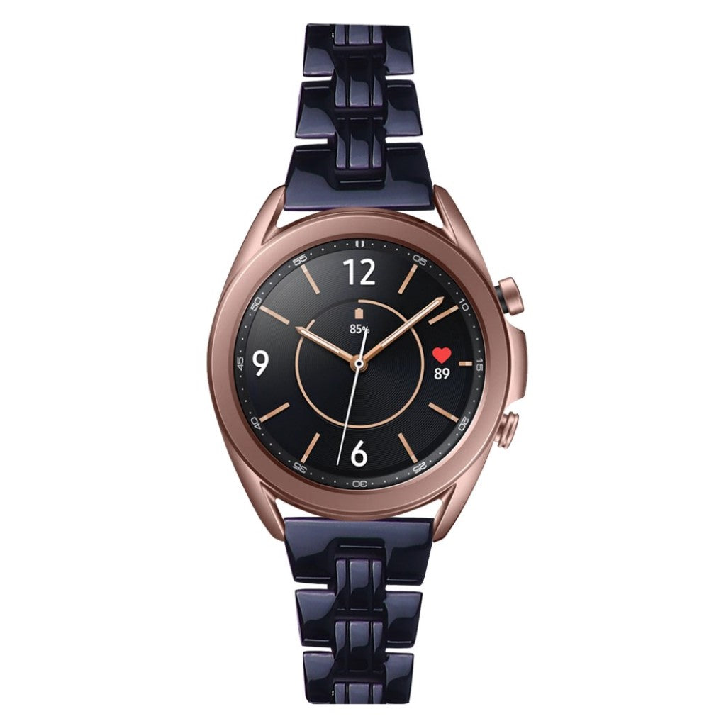 Meget nydelig Samsung Galaxy Watch 3 (41mm)  Rem - Sort#serie_1