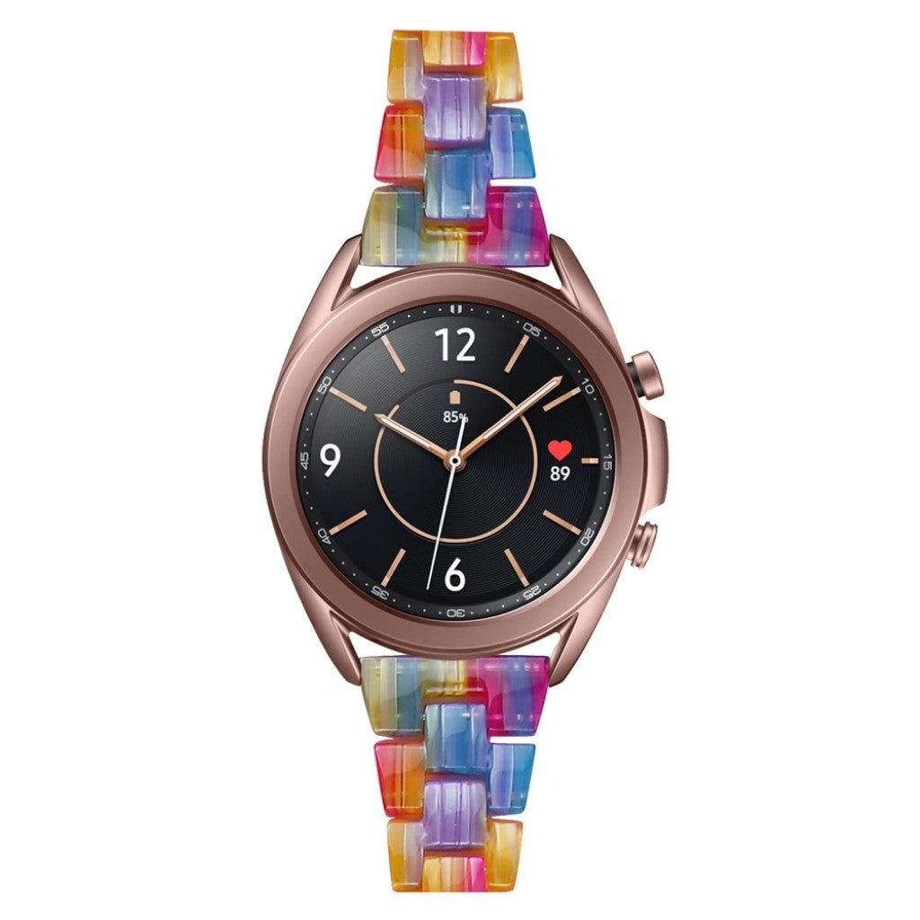 Holdbart Samsung Galaxy Watch 3 (41mm)  Rem - Flerfarvet#serie_12