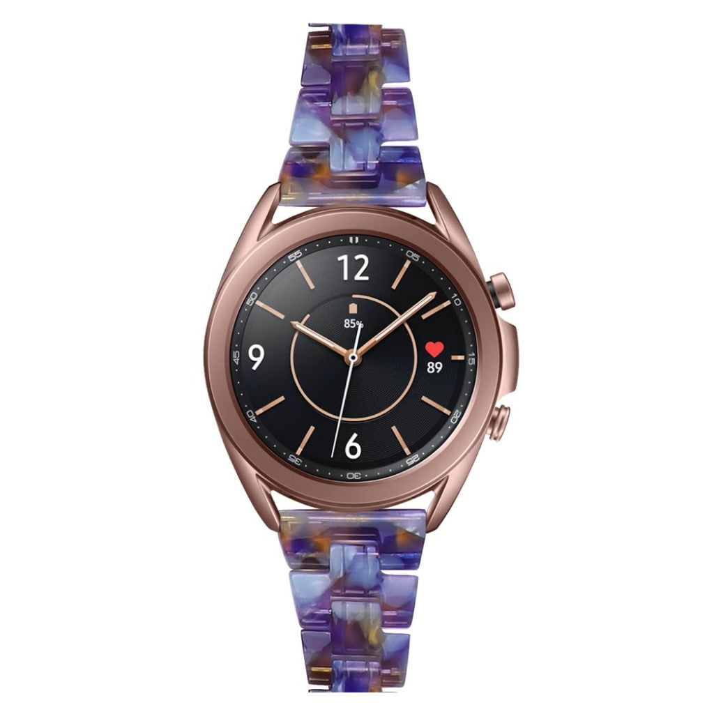 Holdbart Samsung Galaxy Watch 3 (41mm)  Rem - Blå#serie_15
