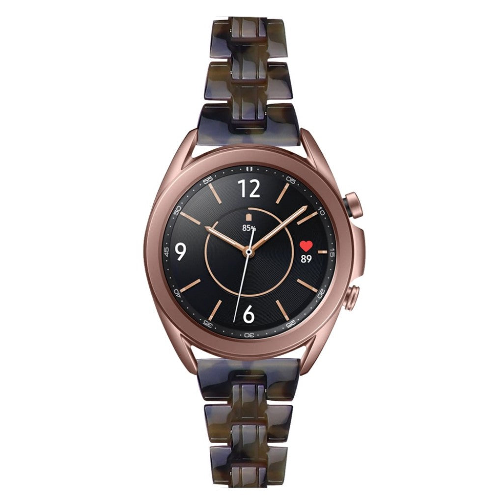 Holdbart Samsung Galaxy Watch 3 (41mm)  Rem - Grøn#serie_17