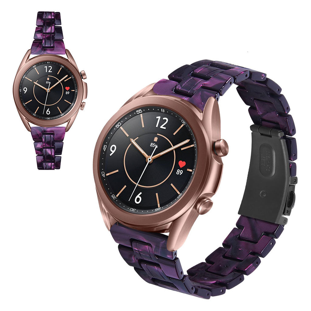 Holdbart Samsung Galaxy Watch 3 (41mm)  Rem - Lilla#serie_18
