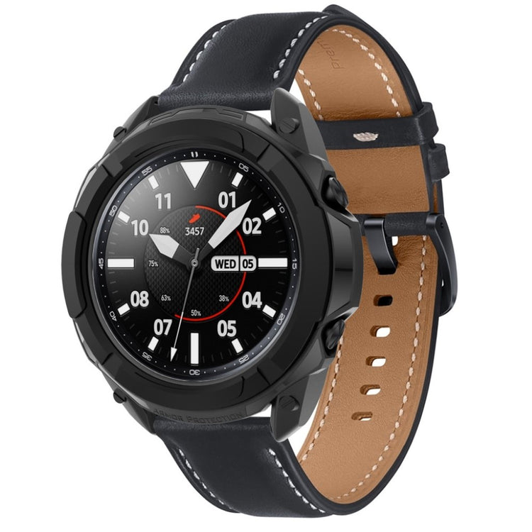 Samsung Galaxy Watch 3 (41mm)  Silikone Bumper  - Sort#serie_3