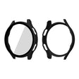 Coque à la mode pour la Samsung Galaxy Watch 4 (44 mm) avec protection d'écran en plastique et en verre trempé.